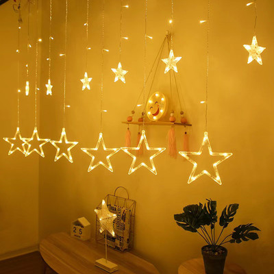 WRADER 140 LEDs 2.5 m Yellow Flickering Star Rice Lights(Pack of 1)