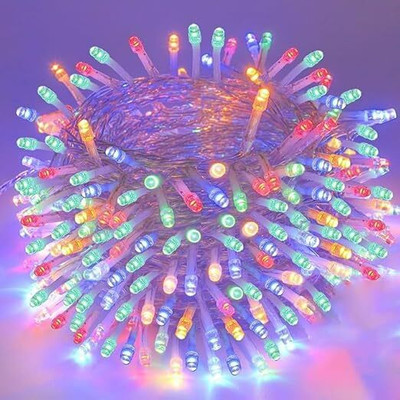 CARSTEN 300 LEDs 60 m Multicolor Steady String Rice Lights(Pack of 1)