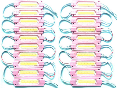 AP Source 20 LEDs 1 m Pink Color Changing, Steady, Flickering Bulb Rice Lights(Pack of 20)