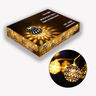 MIRADH 14 LEDs 3 m Yellow Steady String Rice Lights(Pack of 1)