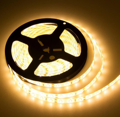 byte 300 LEDs 5 m Yellow Steady Strip Rice Lights(Pack of 1)