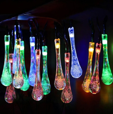 RaajaOutlets 20 LEDs 5.03 m Multicolor Steady Water Drop Rice Lights(Pack of 1)