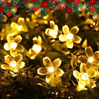 Errol 14 LEDs 3 m Yellow Steady Flower Rice Lights(Pack of 1)