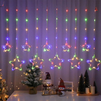 FIZZYTECH 118 LEDs 3.6 m Multicolor Flickering Star Rice Lights(Pack of 1)