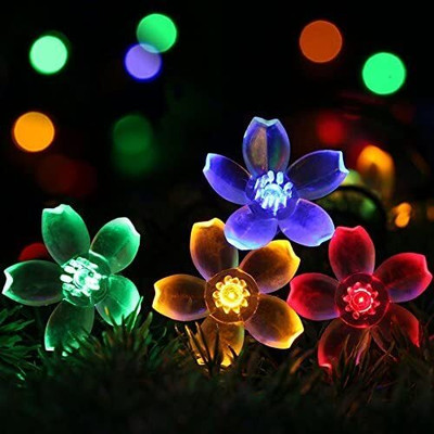x pulse 14 LEDs 3 m Multicolor Steady Flower Rice Lights(Pack of 1)