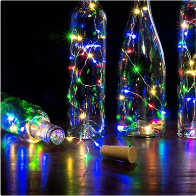 Local Charm 20 LEDs 1.98 m Multicolor Steady String Rice Lights(Pack of 4)