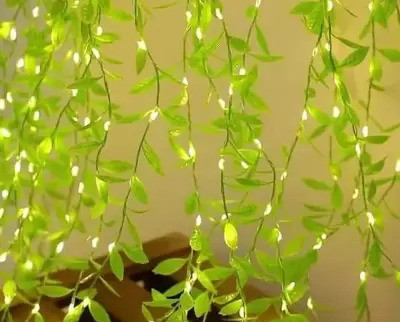 Shailaja Enterprises 150 LEDs 3 m Yellow Flickering Leaf Rice Lights(Pack of 1)