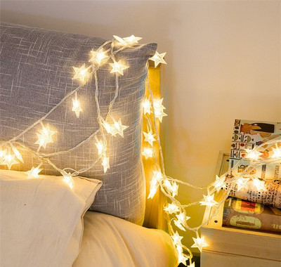 inooBeam 16 LEDs 3.1 m Yellow Steady Star Rice Lights(Pack of 1)