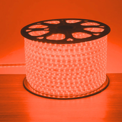 BellGrey 1200 LEDs 20 m Orange Steady Strip Rice Lights(Pack of 1)