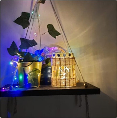 Local Charm 20 LEDs 1.98 m Yellow Steady String Rice Lights(Pack of 1)