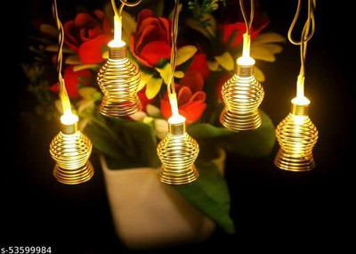 Nirvair 16 LEDs 4 m Yellow Steady String Rice Lights(Pack of 1)