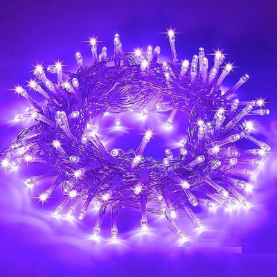 Jee Dee 40 LEDs 15 m Purple Steady Ball Rice Lights(Pack of 1)