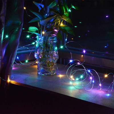 Sarvatr 20 LEDs 2 m Multicolor Steady Bottle Rice Lights(Pack of 5)