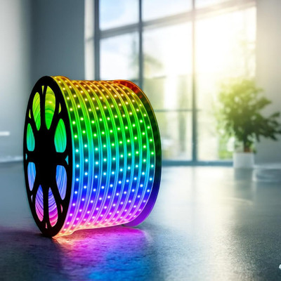 ATULUX 500 LEDs 10 m Multicolor Steady Strip Rice Lights(Pack of 1)