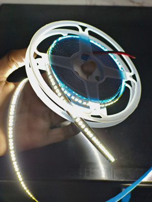 NORTIXON 120 LEDs 5 m White Steady Strip Rice Lights(Pack of 1)