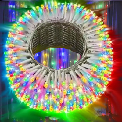 Zebrilla 40 LEDs 15 m Multicolor Color Changing, Flickering, Steady String Rice Lights(Pack of 2)