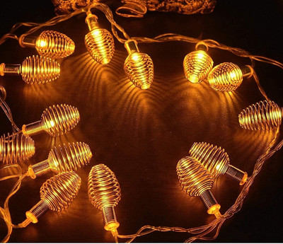 Lifestyle Venture 14 LEDs 4 m Yellow Steady String Rice Lights(Pack of 1)