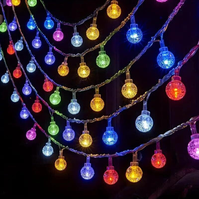 FIZZYTECH 15 LEDs 3 m Multicolor Flickering Ball Rice Lights(Pack of 1)