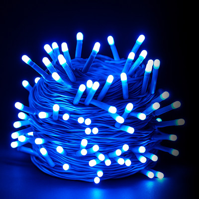 MPROW 56 LEDs 15 m Blue Steady String Rice Lights(Pack of 1)