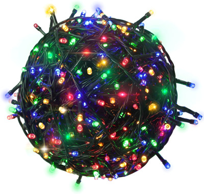 Lumicub 80 LEDs 25 m Multicolor Color Changing, Flickering, Steady String Rice Lights(Pack of 1)