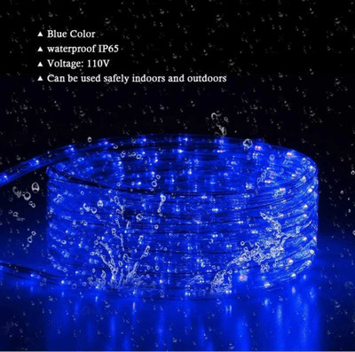 v enterprise 1200 LEDs 10 m Blue Steady Strip Rice Lights(Pack of 1)