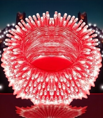 Tiny Toon 36 LEDs 12 m Red Steady Bulb Rice Lights(Pack of 1)