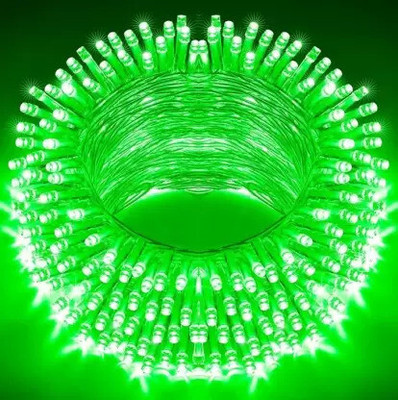 Meira Jewellery 40 LEDs 11 m Green Steady String Rice Lights(Pack of 4)