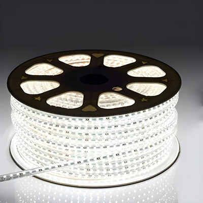Vj Shree 75 LEDs 5 m White Steady Strip Rice Lights(Pack of 1)
