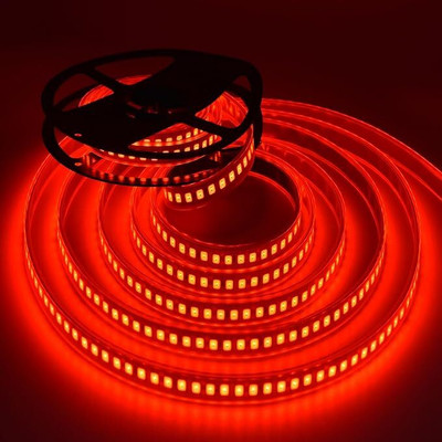 TECHGEAR 6960 LEDs 87 m Red Steady Bulb Rice Lights(Pack of 1)
