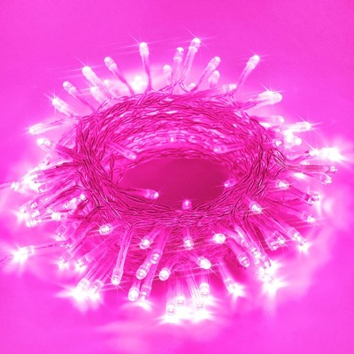 Gesto 72 LEDs 20 m Pink Steady String Rice Lights(Pack of 5)