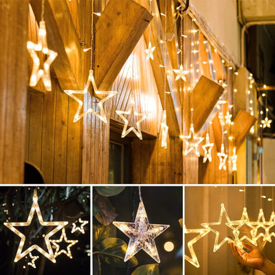 G2L 12 LEDs 2.49 m Yellow Flickering Star Rice Lights(Pack of 1)