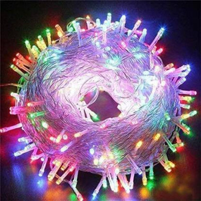 RivuTrendz 100 LEDs 25.4 m Multicolor Steady Strip Rice Lights(Pack of 1)