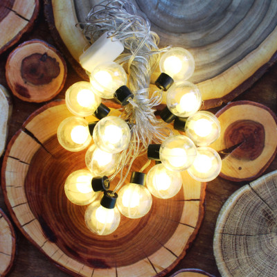 DYNEBEAM 14 LEDs 3.5 m White Steady String Rice Lights(Pack of 1)