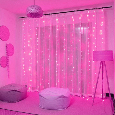 AP Source 40 LEDs 12 m Pink Flickering Bulb Rice Lights(Pack of 1)