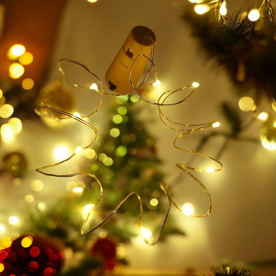 HASRU 20 LEDs 2.49 m Yellow Steady String Rice Lights(Pack of 1)