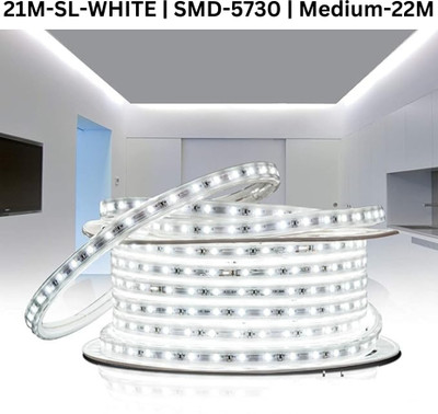 Kingdom 1500 LEDs 21 m White Steady Strip Rice Lights(Pack of 1)