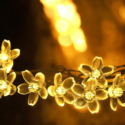 spark world 14 LEDs 5.08 m Yellow Flickering Flower Rice Lights(Pack of 1)