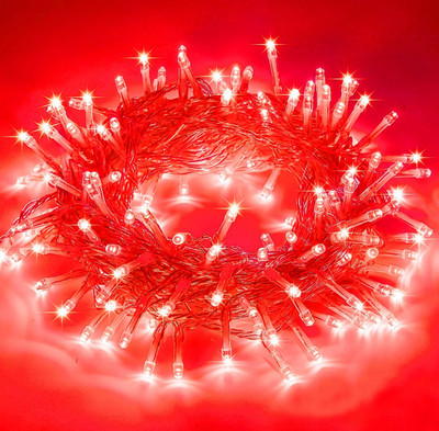 Jee Dee 56 LEDs 17 m Red Steady Ball Rice Lights(Pack of 1)