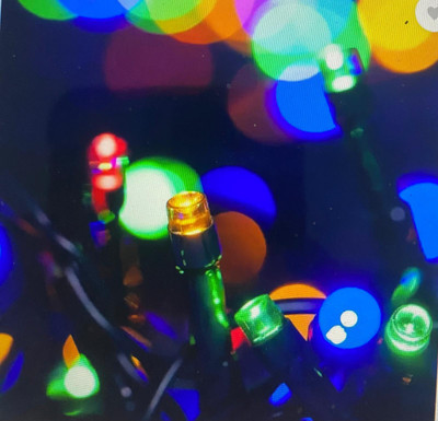 pompeo 110 LEDs 25 m Multicolor Color Changing, Flickering String Rice Lights(Pack of 5)
