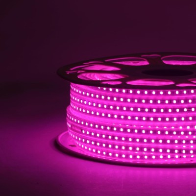 valora 120 LEDs 5 m Pink Steady Strip Rice Lights(Pack of 1)