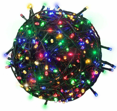 PESCA 138 LEDs 30 m Multicolor Steady Strip Rice Lights(Pack of 1)
