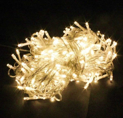 sm collection 60 LEDs 12.5 m Yellow Steady String Rice Lights(Pack of 1)