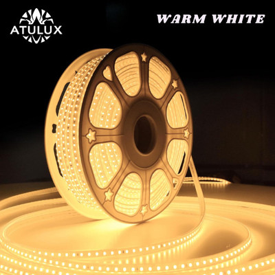 ATULUX 1400 LEDs 21 m Yellow, White Steady Strip Rice Lights(Pack of 1)
