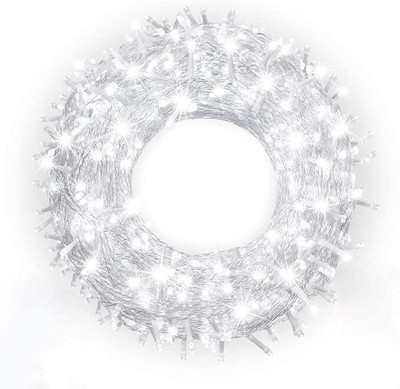 TECHGEAR 40 LEDs 9.5 m White Flickering Bulb Rice Lights(Pack of 1)