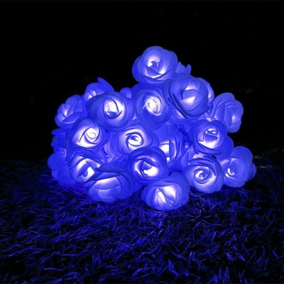 moon down 14 LEDs 7.5 m Blue Steady Flower Rice Lights(Pack of 1)