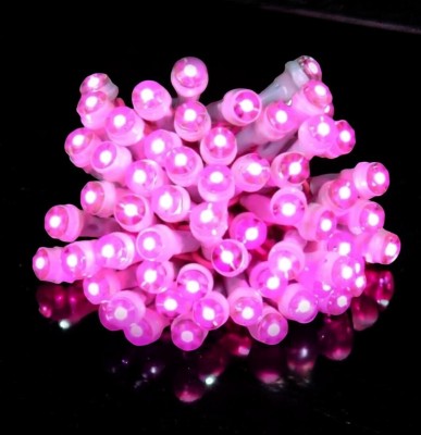 Shiv Shankar Sells 50 LEDs 11 m Pink Steady Bulb Rice Lights(Pack of 1)