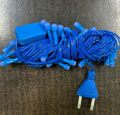 Anagh enterprises 36 LEDs 10.5 m Blue Steady String Rice Lights(Pack of 1)