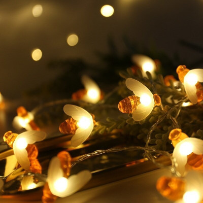 WunderVoX 16 LEDs 2.43 m Orange Steady String Rice Lights(Pack of 1)