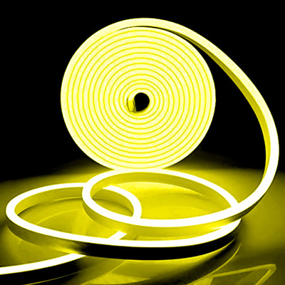 KAVYARA 600 LEDs 5 m Yellow Steady Strip Rice Lights(Pack of 1)