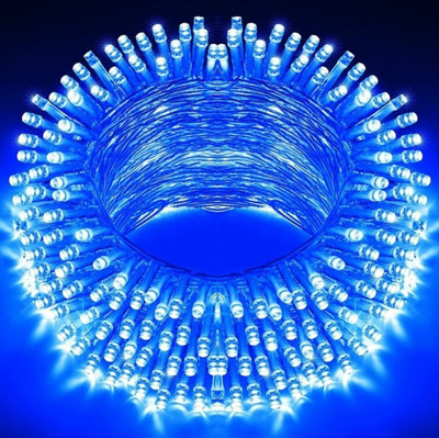 Illuminator 22 LEDs 10 m Blue Steady Bulb Rice Lights(Pack of 1)